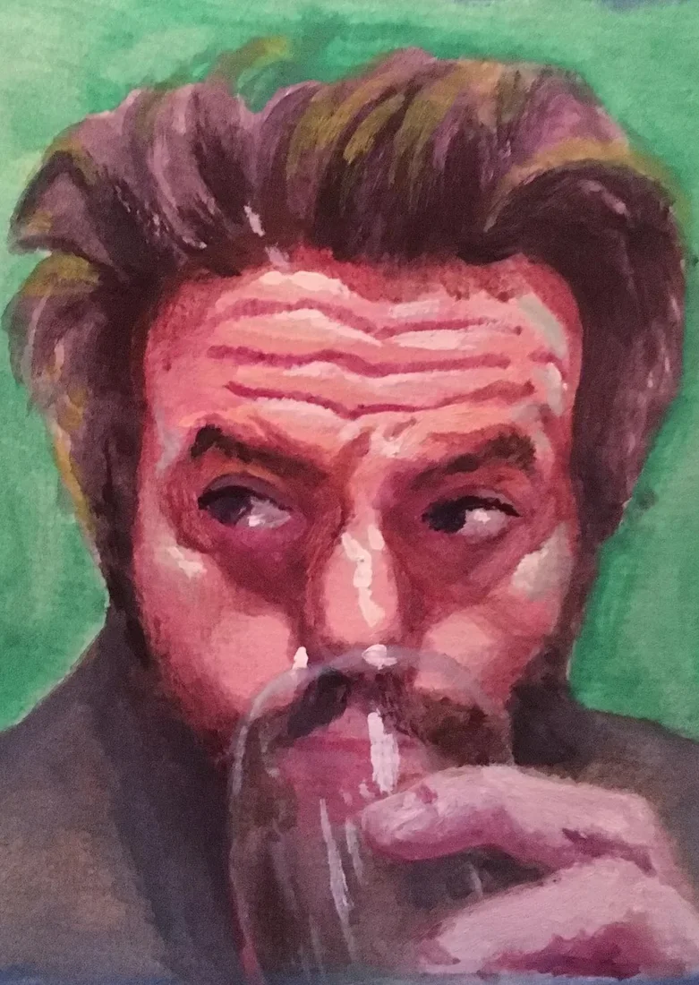 Jesus in Watercolour
